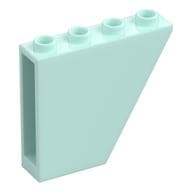 Brick Sloped Inverted 60° 1 x 4 x 3 em Água-marinha claro