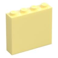 Brick 1 x 4 x 3 em Amarelo vivo claro