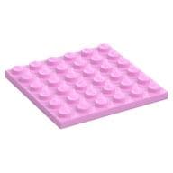 Plate 6 x 6 em Rosa vivo