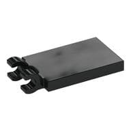 Tile Special 2 x 3 with 2 Clips without Tab between Clips
