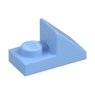 Brick Sloped 45° 2 x 1 with 2/3 Cutout [New Version] em Azul vivo claro