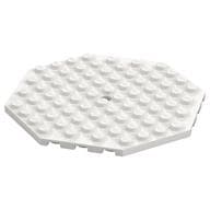 Plate Special 10 x 10 Octagonal with Hole em Branco