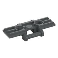Technic Link Tread Wide with Two Pin Holes, Soft Plastic em Cinza azulado escuro