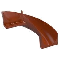 Slide Curved 180° em Laranja escuro