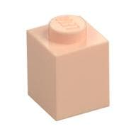 Brick 1 x 1 em Nougat claro