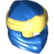 Wrap with Long Back Knot, Bright Light Yellow Band Pattern