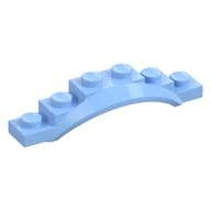 Wheel Arch, Mudguard, 1 1/2 x 6 x 1 [Arch Extended] em Azul vivo claro