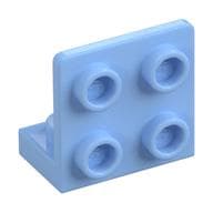 Bracket 1 x 2 - 2 x 2 Inverted em Azul vivo claro