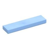 Tile 1 x 4 with Groove em Azul vivo claro