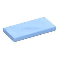 Tile 2 x 4 with Groove em Azul vivo claro