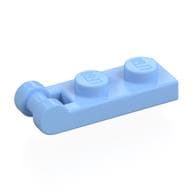 Plate Special 1 x 2 with Handle on End [Closed Ends] em Azul vivo claro