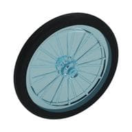 Wheel Bicycle, Fixed Black Tire
