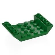Brick Sloped Inverted 45° 6 x 4 Double with 4 x 4 Recessed and 3 Holes em Verde