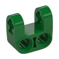 Technic Axle and Pin Connector Perpendicular Double Split [Reinforced] em Verde