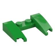 Brick Wedged, Curved 3 x 4 x 2/3 Cutout em Verde vivo