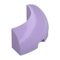 Brick Round Corner 3 x 3 x 1 No Studs em Lavanda