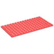 Plate 8 x 16 em Coral