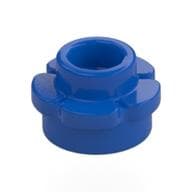 Plant, Flower, Plate Round 1 x 1 with 5 Petals em Azul