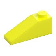 Brick Sloped 33° 3 x 1 em Amarelo vibrante