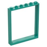Door Frame 1 x 6 x 6 em Turquesa escuro