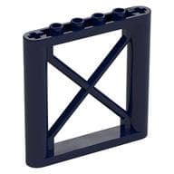 Support 1 x 6 x 5 Girder Rectangular em Azul escuro