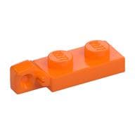Hinge Plate 1 x 2 Locking with 1 Finger On End, without Groove em Laranja