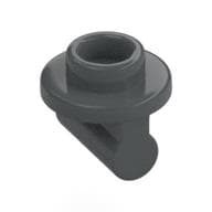 Plate Special Round 1 x 1 with Hollow Stud and Bar on Underside - Long Space