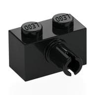 Brick Special 1 x 2 with Pin - Bottom Stud Holder