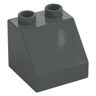 Duplo Brick 2 x 2 Slope 45° em Cinza azulado escuro