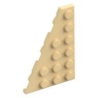 Wedge Plate 6 x 4 Left em Bege