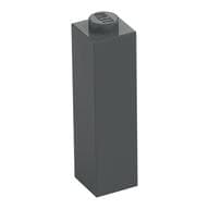 Brick 1 x 1 x 3 em Cinza azulado escuro