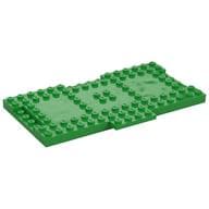 Plate Special 9 x 16 x 2/3 with 1 x 4 Recessed em Verde vivo