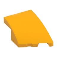 Brick Wedged, Curved 3 x 2 with Stud Notch Right em Laranja vivo claro