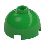 Brick Round 2 x 2 Dome Top, Hollow Stud em Verde vivo