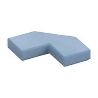Tile Special 2 x 2 Corner with Cut Corner - Facet em Azul areia