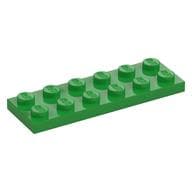 Plate 2 x 6 em Verde vivo