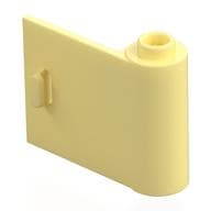 Door 1 x 3 x 2 Right - Open Between Top and Bottom Hinge em Amarelo vivo claro