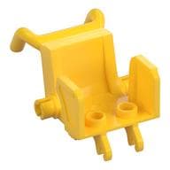 Equipment Medical Wheelchair with Pins for Wheels [Minifig] em Amarelo
