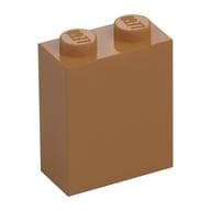 Brick 1 x 2 x 2 with Inside Stud Holder em Nougat médio