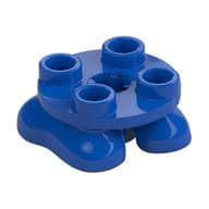 Feet, 2 x 2 x 2/3 with 4 Studs on Top em Azul