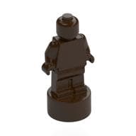 Minifig Trophy Statuette em Marrom escuro
