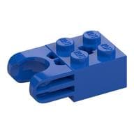 Technic Brick Special 2 x 2 with Ball Socket Wide and Axle Hole, No Arm Holes em Azul