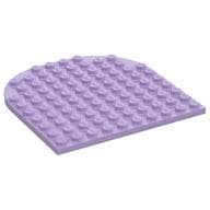 Plate 10 x 10 with Rounded End em Celeste escuro