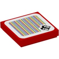 Tile 2 x 2 with Gift and Barcode Print (Sticker)