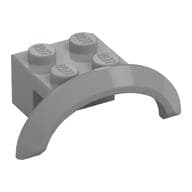 Wheel Arch, Mudguard 4 x 2 1/2 x 1 em Cinza azulado claro