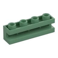Brick Special 1 x 4 with Groove em Verde areia