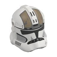Helmet Clone Trooper Phase 2, Closed Front, Holes for Visor with Dark Tan Markings Print