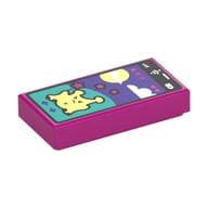 Tile 1 x 2 with Smart Phone, Mobile Game Print