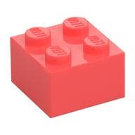 Brick 2 x 2 em Coral