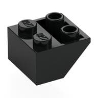 Brick Sloped Inverted 45° 2 x 2 [Round Hollow Bottom Pin, Bar-sized Stud Holes]